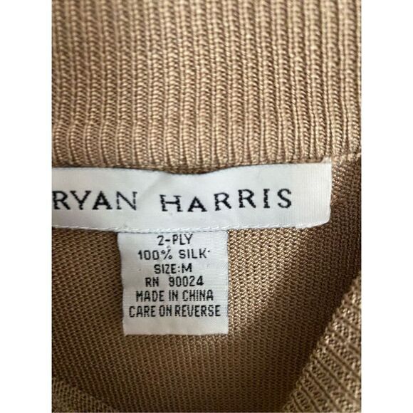 Ryan Harris, women’s 100% silk short sleeve lightweight sweater med - Picture 5 of 5